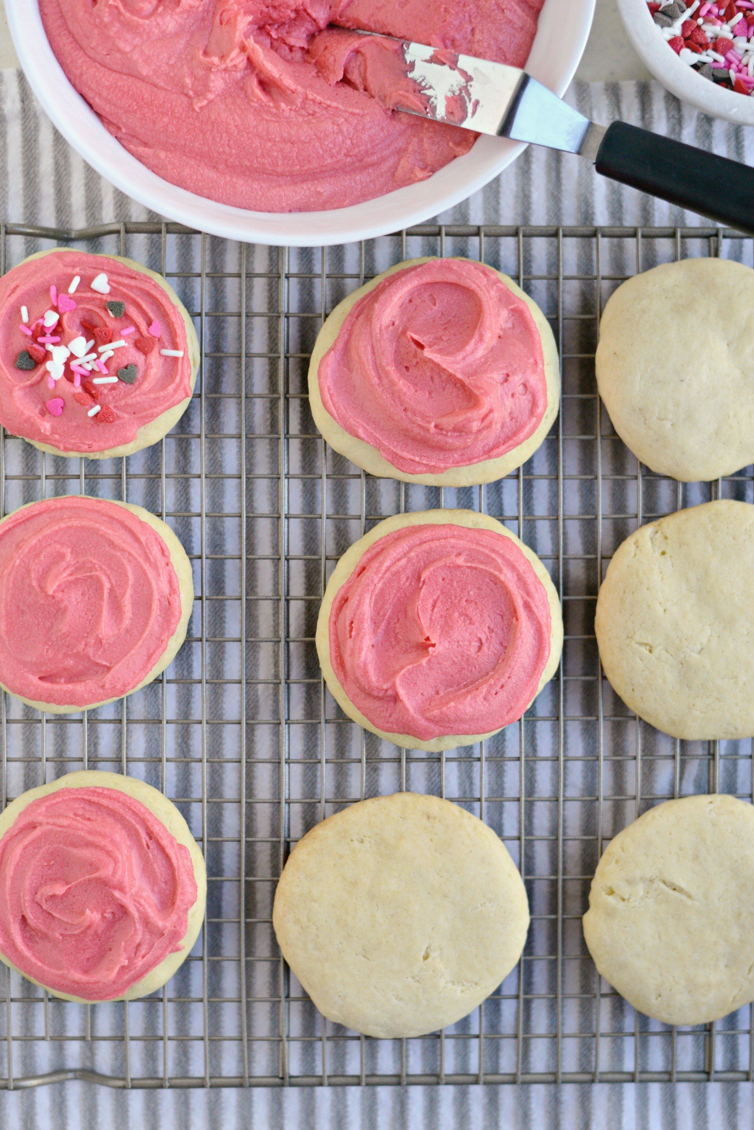 Chewy Lofthouse-Style Sugar Cookies with Vanilla Glaze