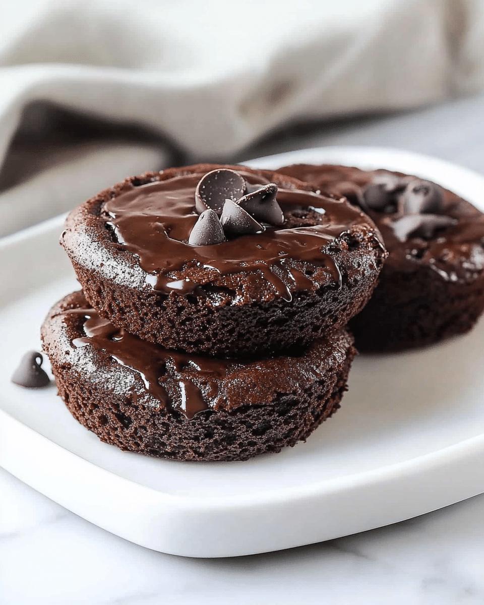 Quick Individual Chocolate Fudge Cakes