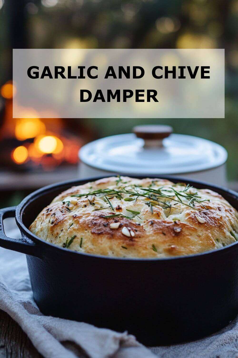Grilled Damper Bread with Garlic Butter