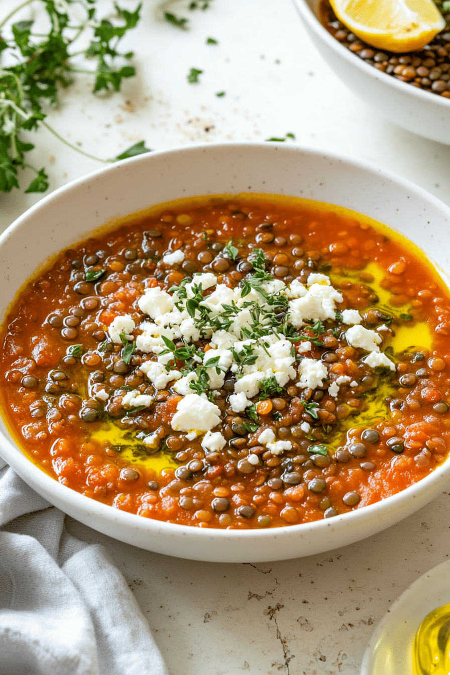Half-Sweet and Half-Savory Lentil Soup