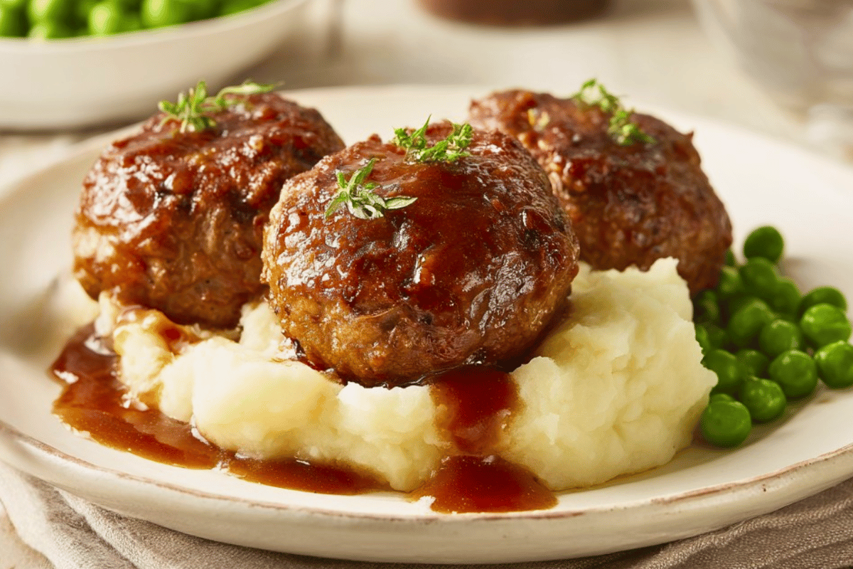 Oven-Baked Aussie Beef Rissoles with Tomato Relish