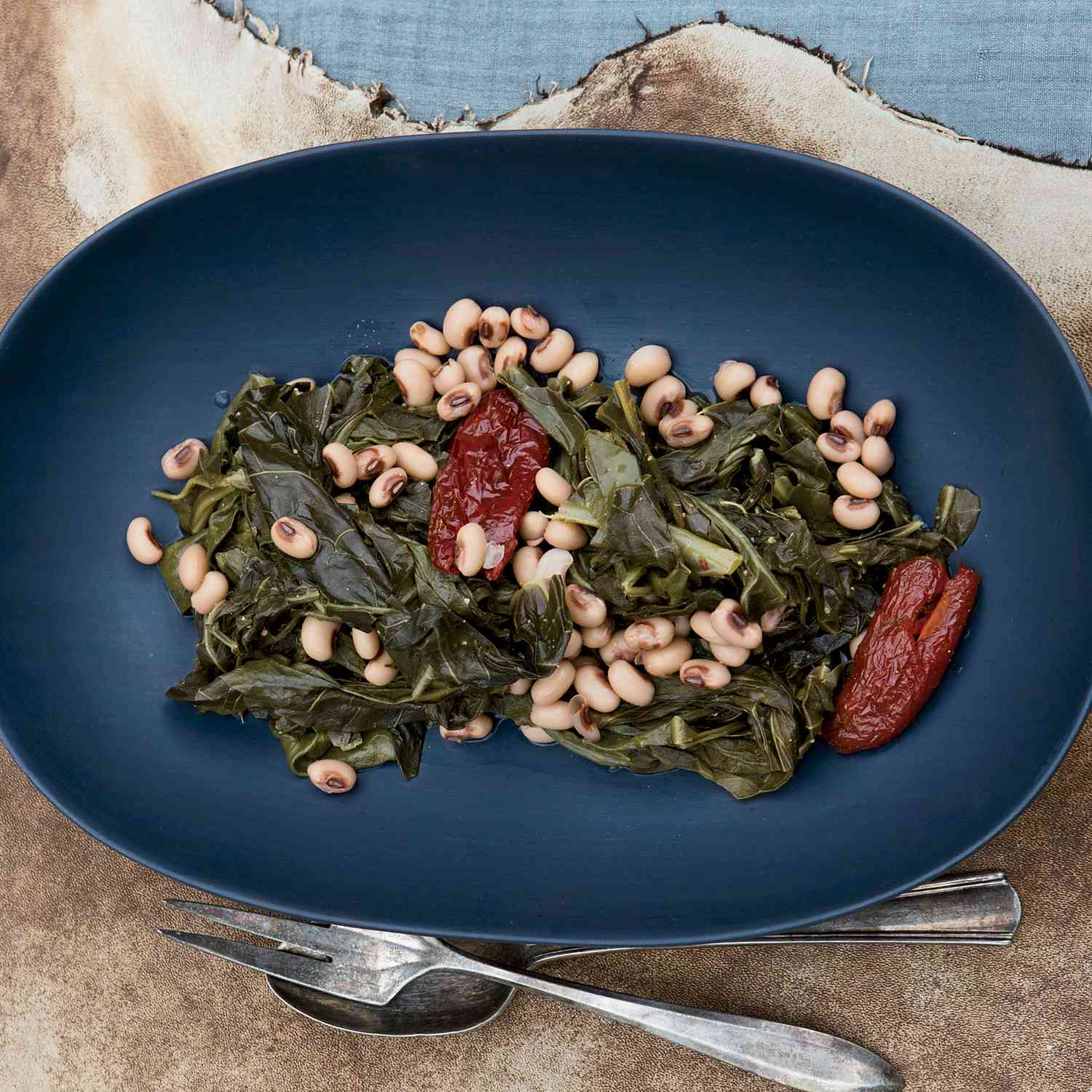 Smoky Black-Eyed Pea and Collard Green Stew