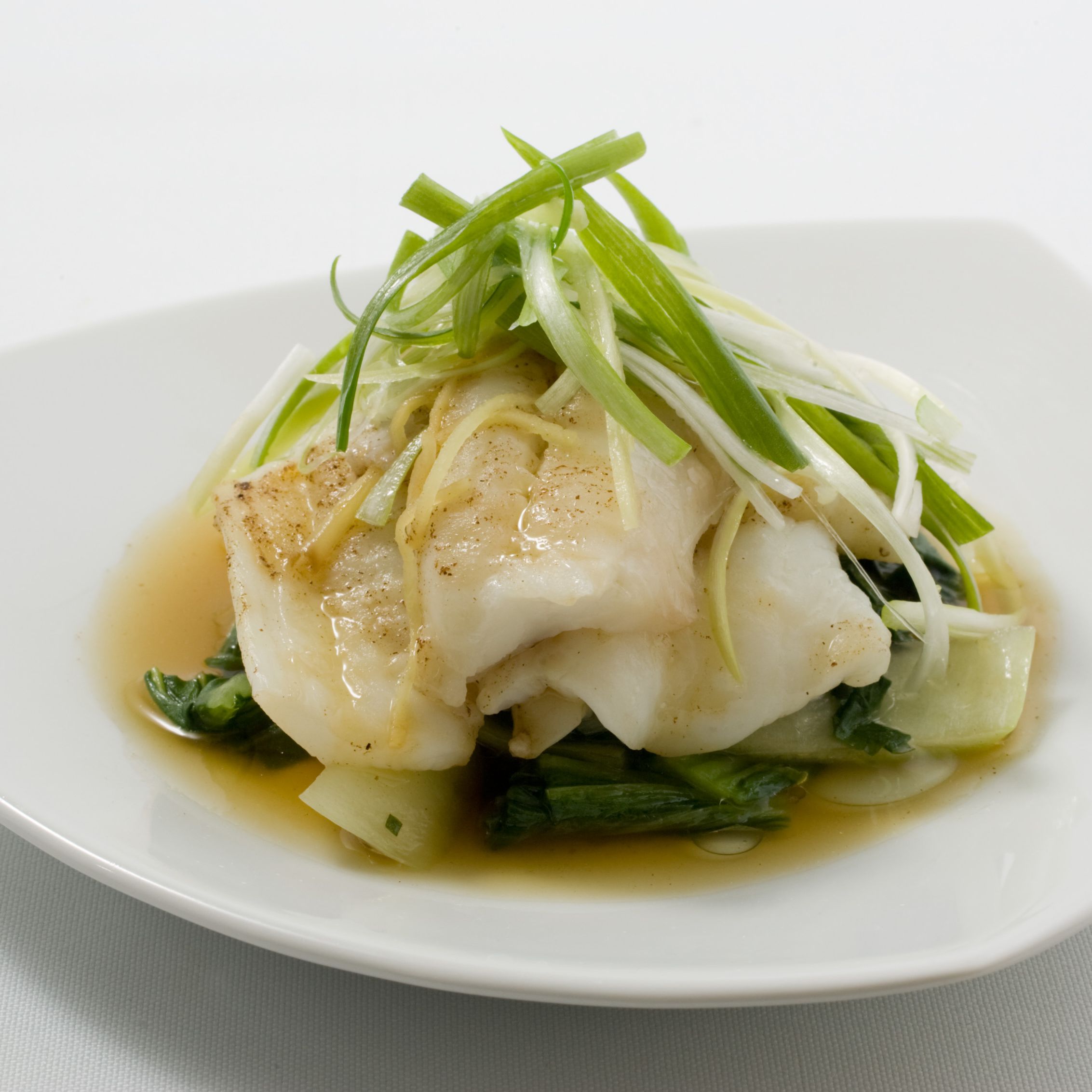 Steamed Cantonese Ginger-Scallion Fish Fillets