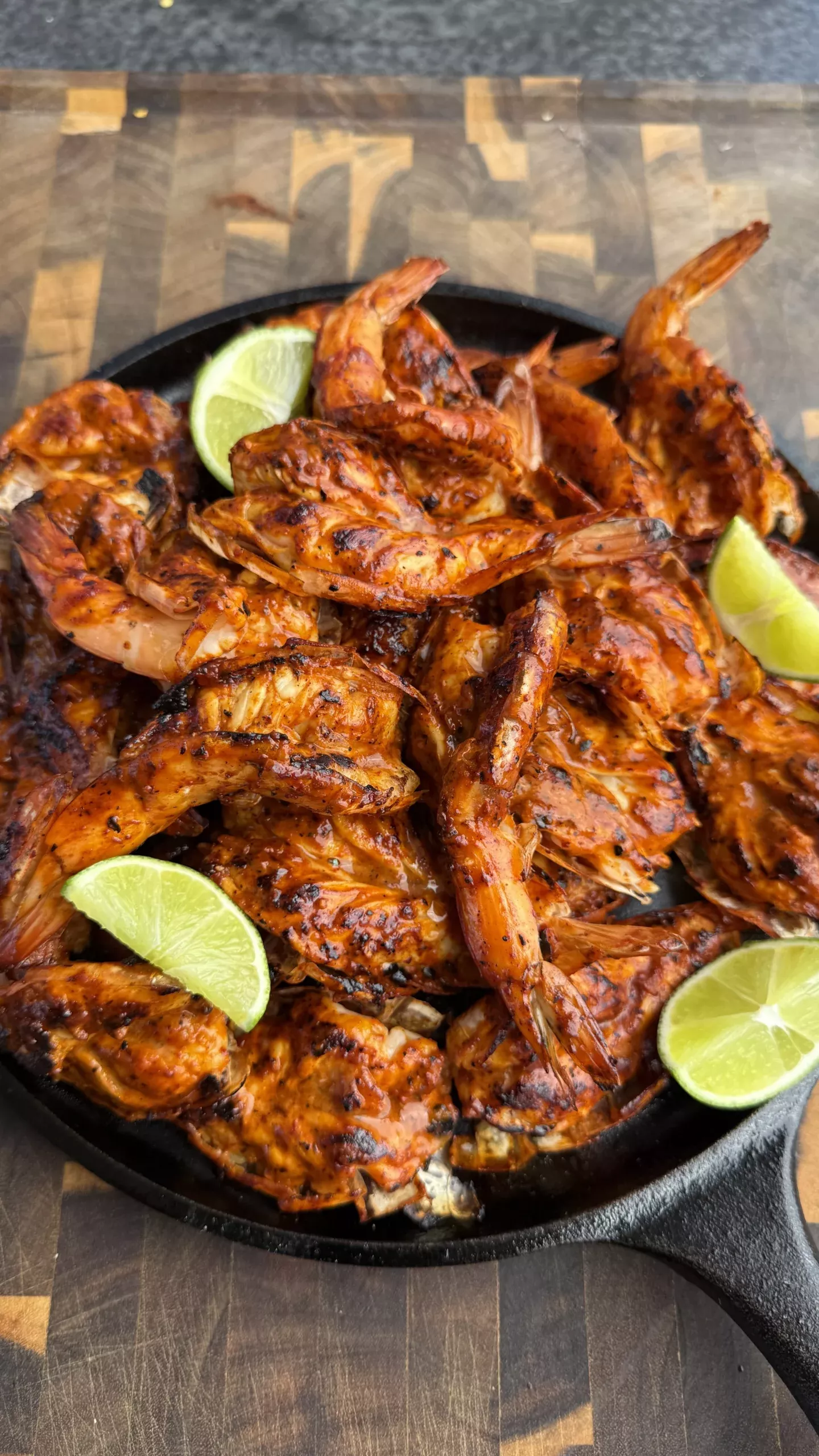 Wood-Fired Grilled Gulf Shrimp with Asian Chili Glaze