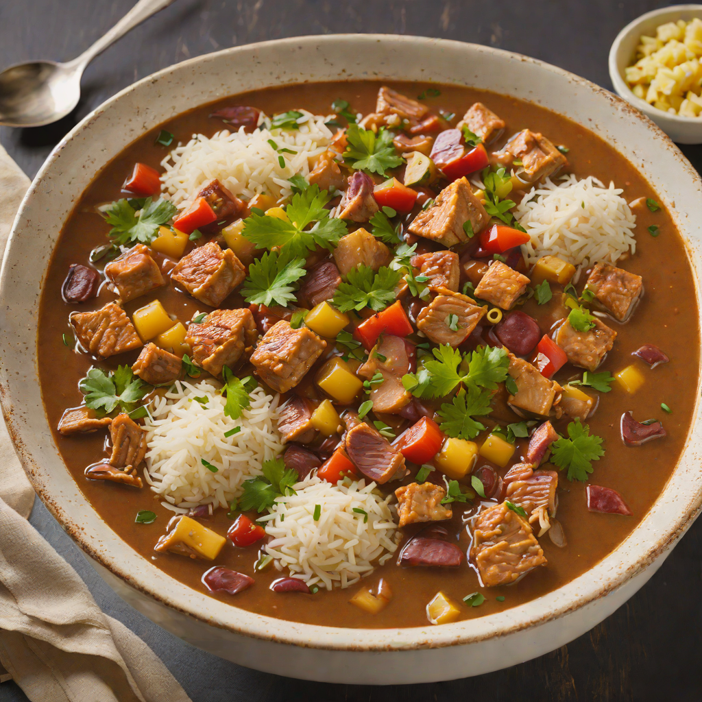 Slow-Cooked Creole Gumbo with Chicken and Andouille Sausage