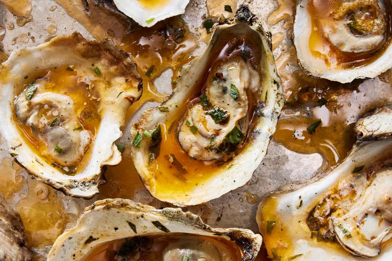 Asian-Inspired Wood-Grilled Oysters with Ginger-Soy Butter