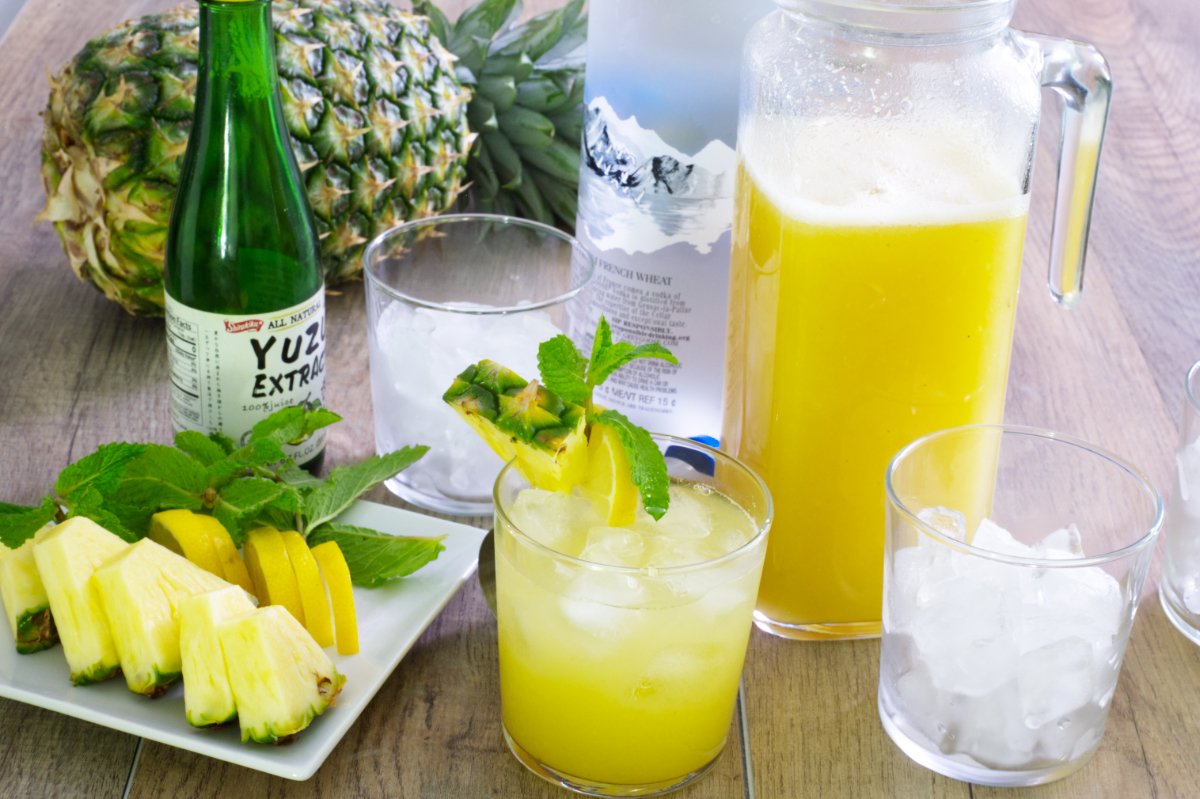 Asian-Inspired Sparkling Yuzu Collins