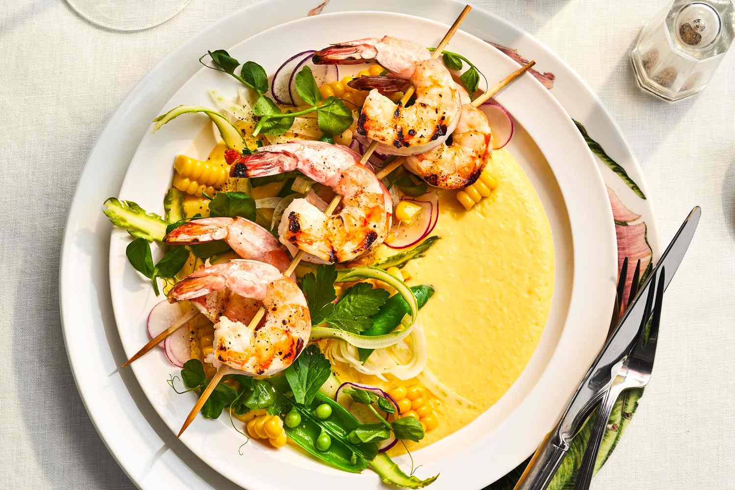Wood-Fired Grilled Gulf Shrimp with Cajun Butter Sauce
