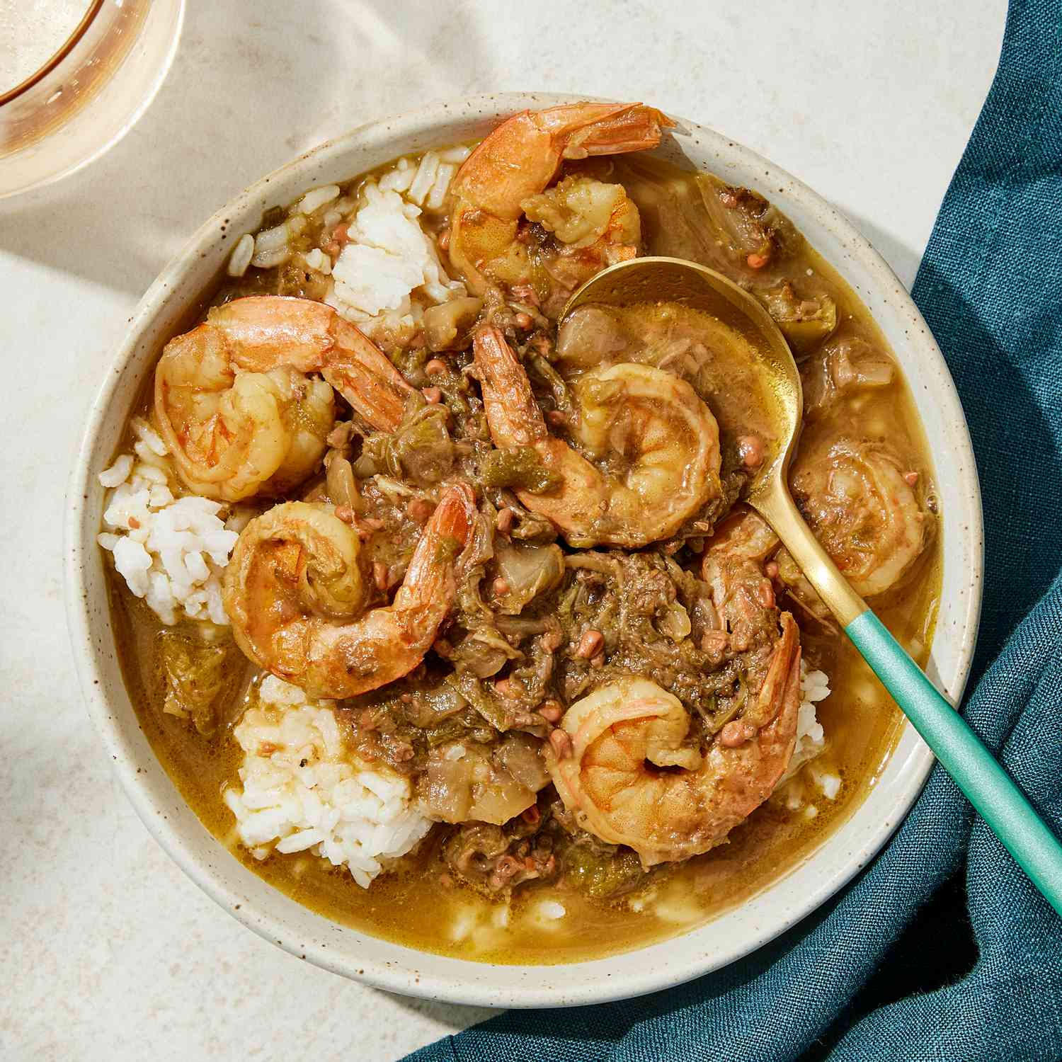 Slow-Cooked Creole Shrimp and Okra Gumbo