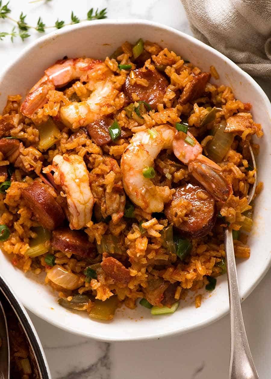 Creole-Spiced Jambalaya with Andouille Sausage and Shrimp