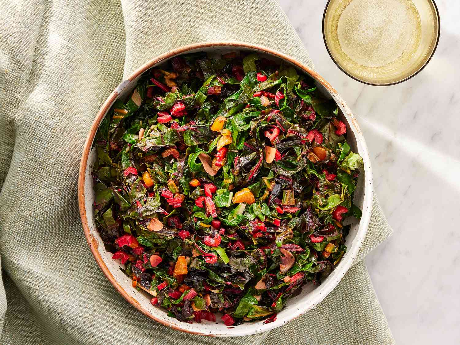 Sautéed Rainbow Chard with Garlic and Lemon
