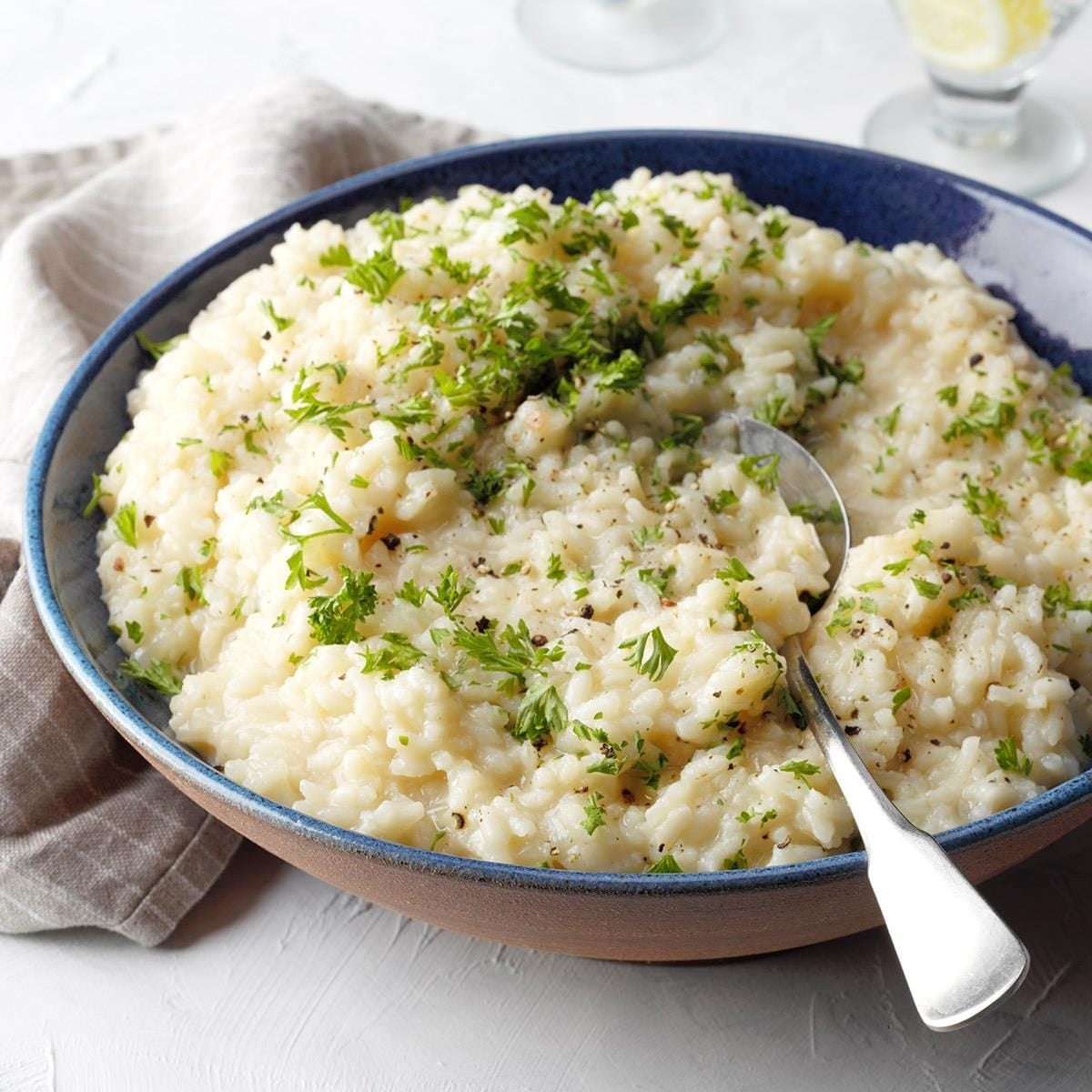 Classic Risotto with Parmesan and White Wine