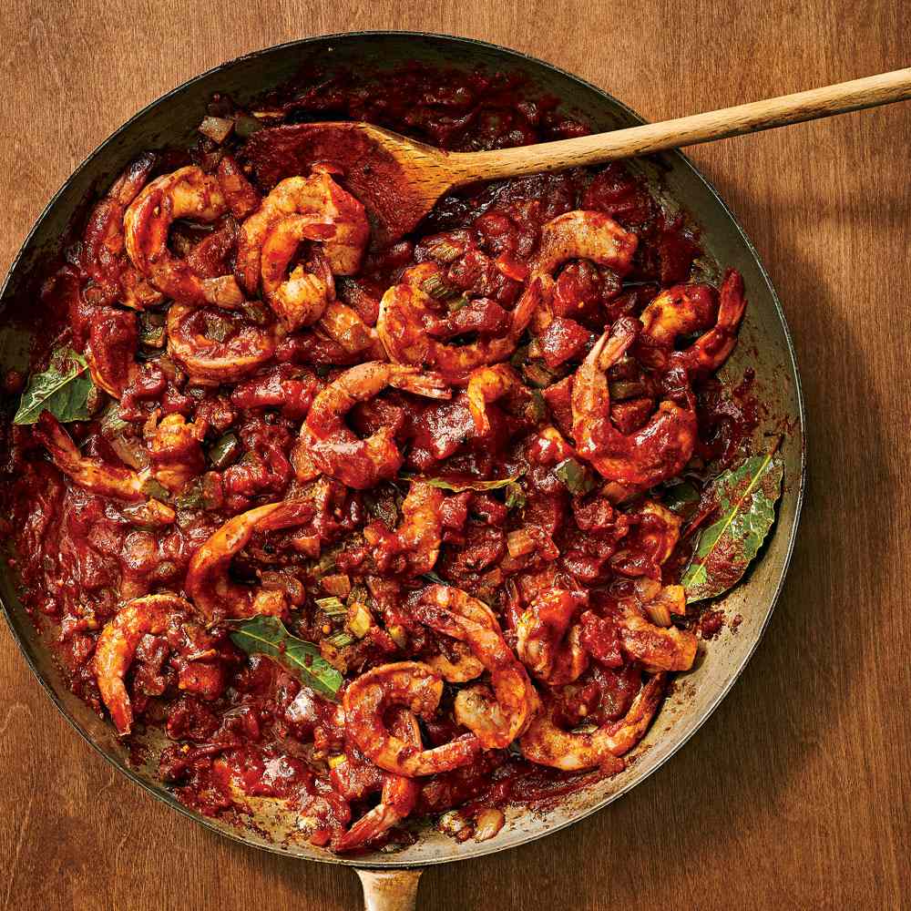 Wood-Grilled Gulf Shrimp with Spiced Creole Butter