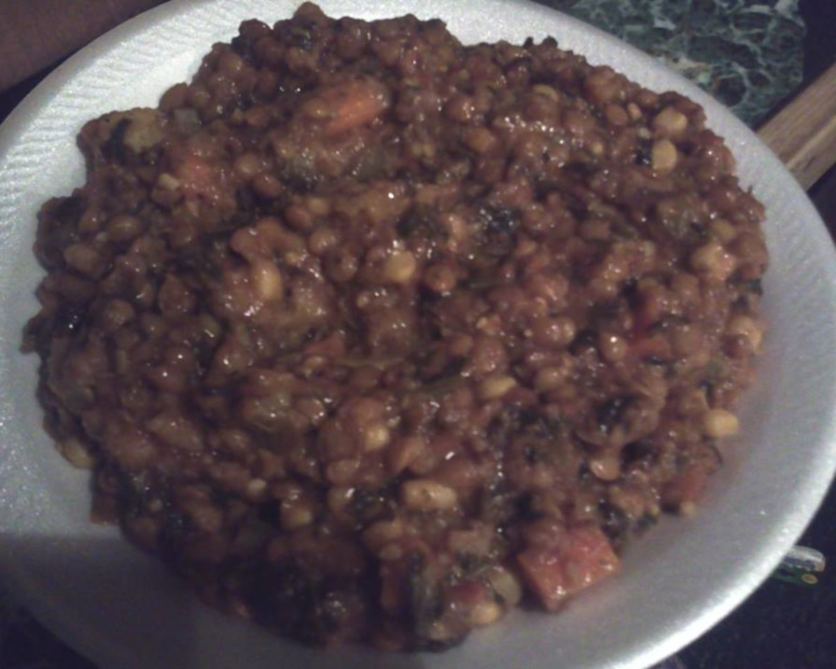 Antiquated Heirloom Vegetable & Lentil Stew