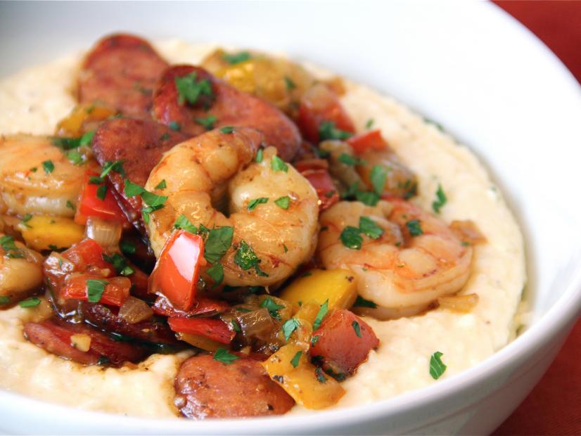 New Orleans-Style Shrimp and Grits with Andouille