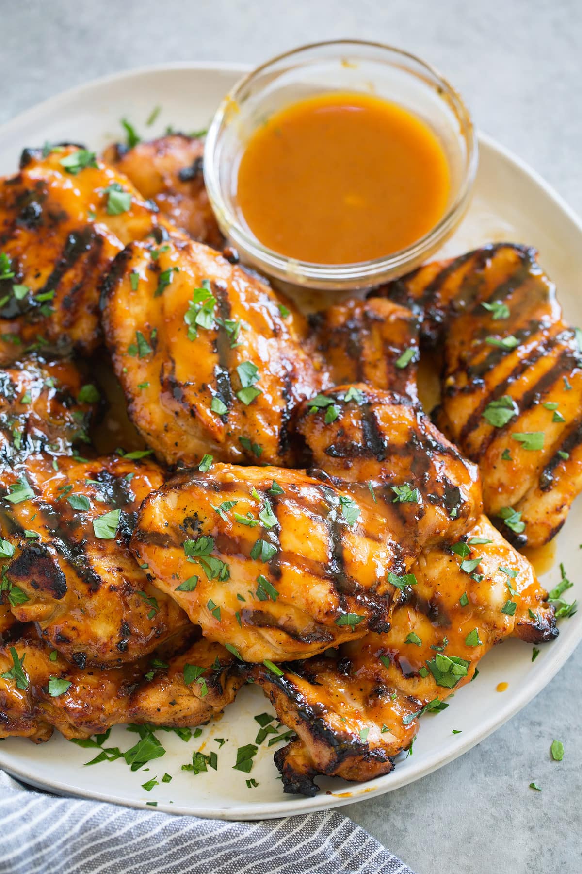 Honey-Glazed Grilled BBQ Chicken