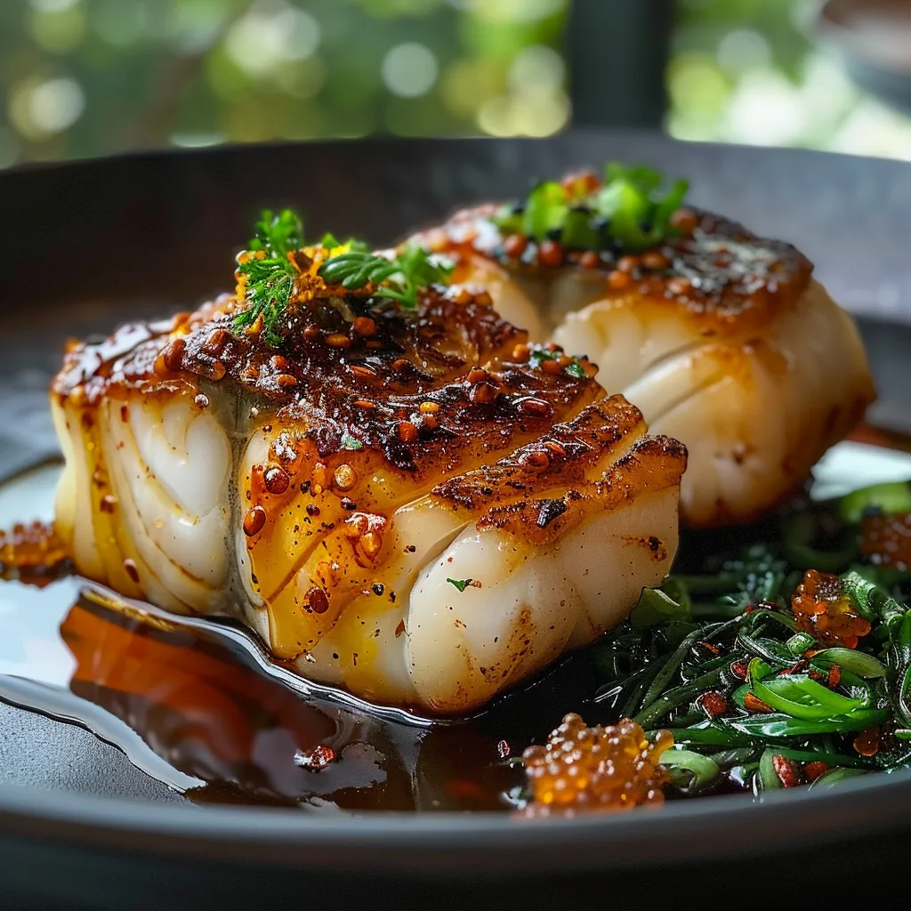 Wood-Grilled Gulf Seafood with Asian Ginger-Soy Glaze