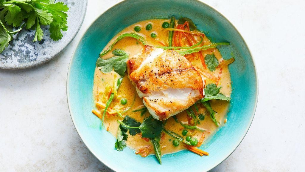 Pan-Seared Fish Curry with Coconut and Kokum