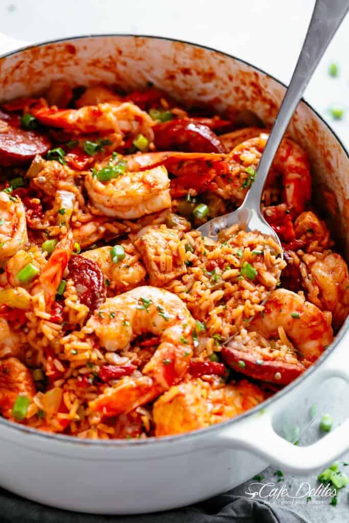 Creole-Spiced Jambalaya with Andouille and Chicken