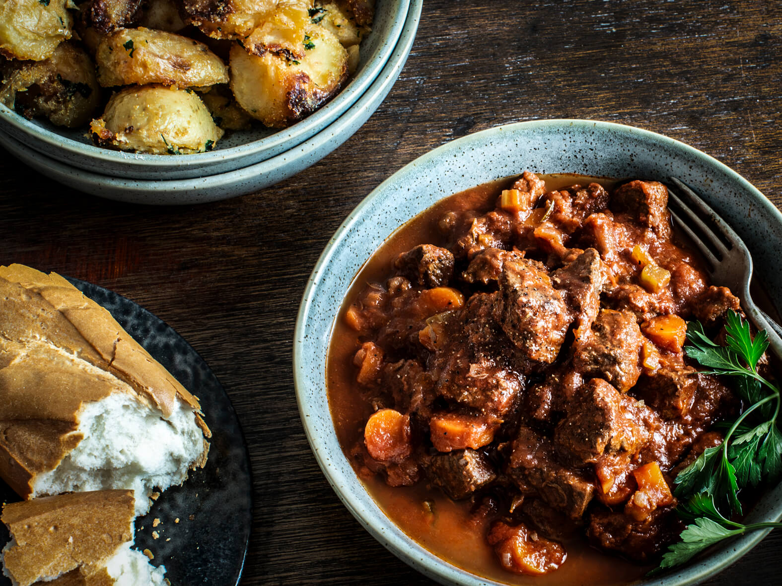 Slow-Cooked Kangaroo Stew with Bush Tomato and Native Pepper
