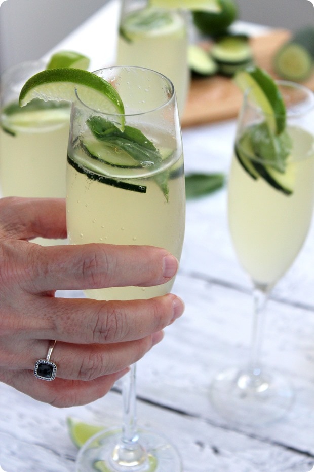 Citrus-Basil Prosecco Spritz