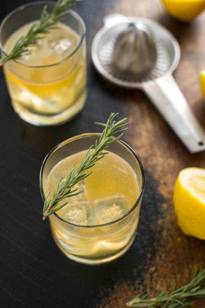 Honey-Rosemary Bourbon Sour