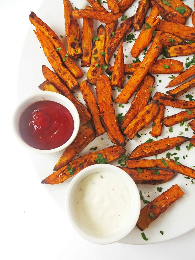 Big Four Bridge-Inspired Spiced Sweet Potato Fries