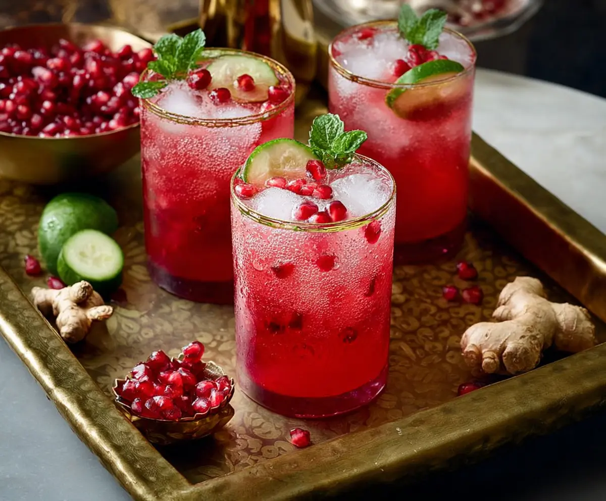 Ginger-Lime Fizz with Fresh Mint