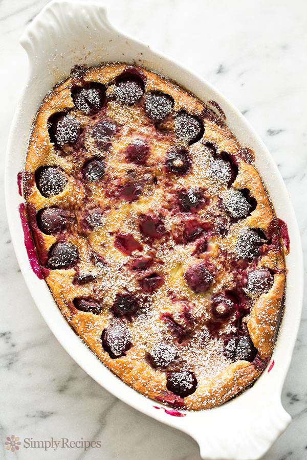 Black Forest Cherry Clafoutis with Almond and Kirsch