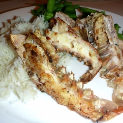 Sauteed Moreton Bay Bug Tails with Garlic and Chilli Butter