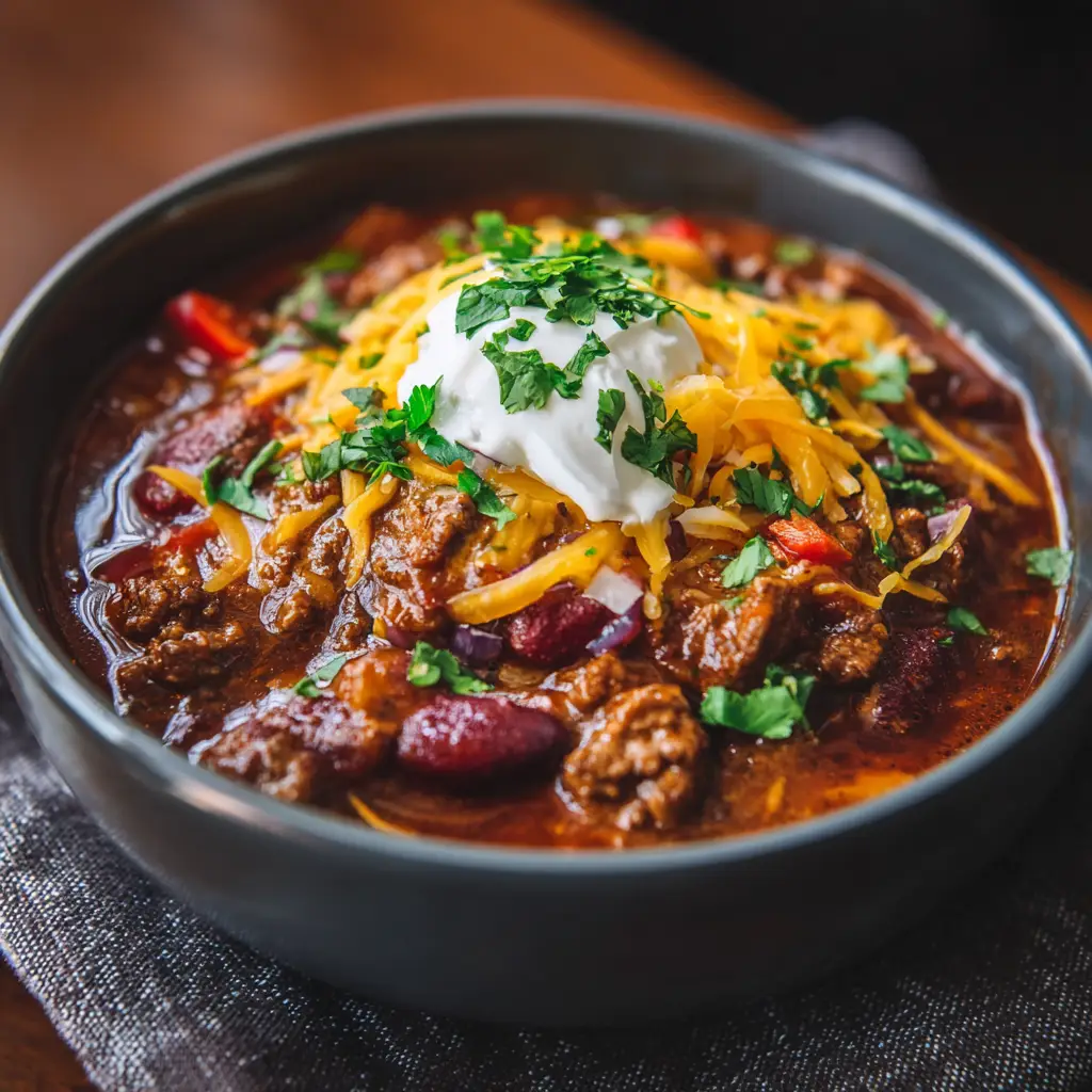 Retro-Style Spiced Beef Chili with Activision Heat