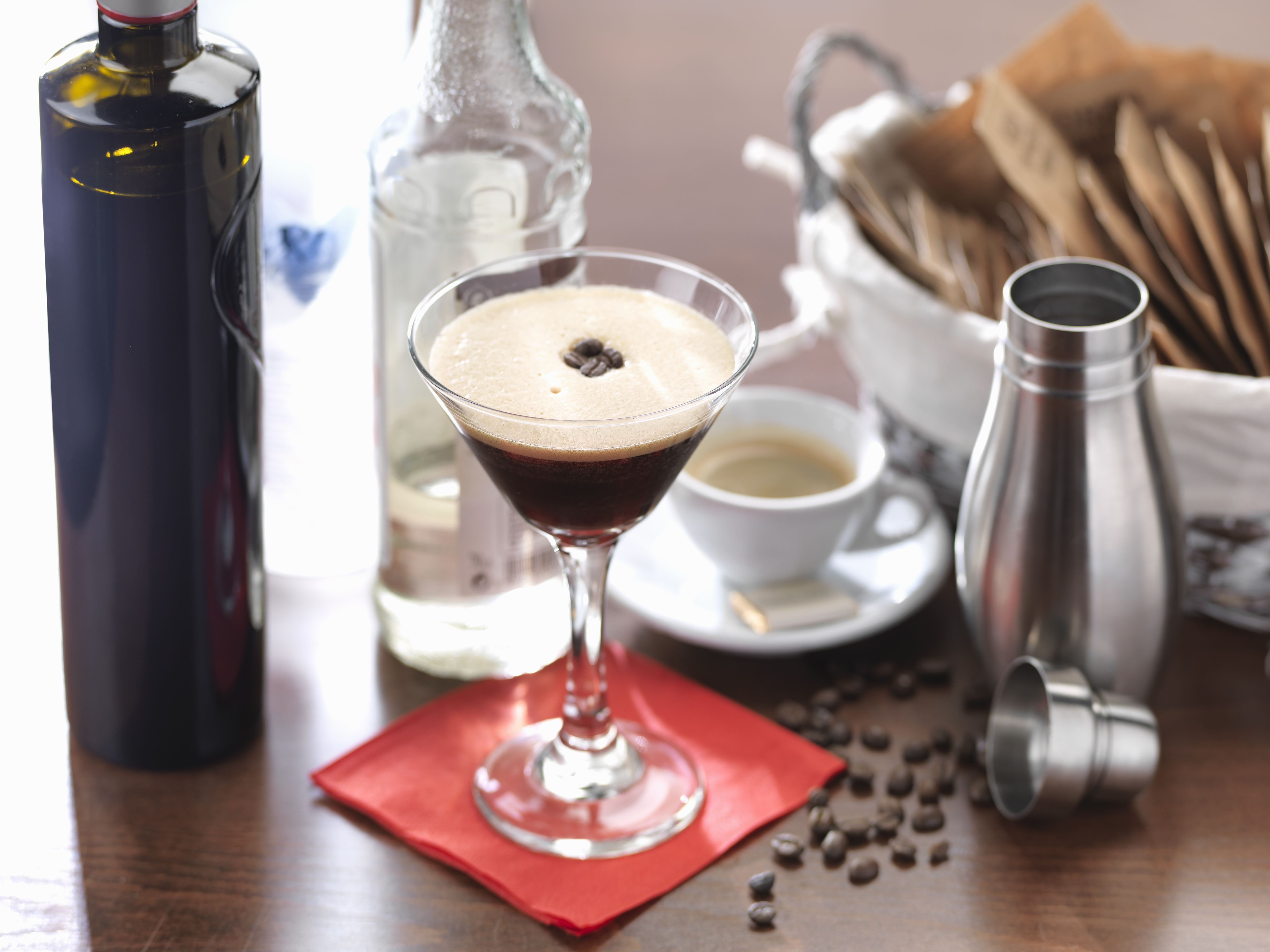 Vanilla-Spiced Rum Espresso Martini