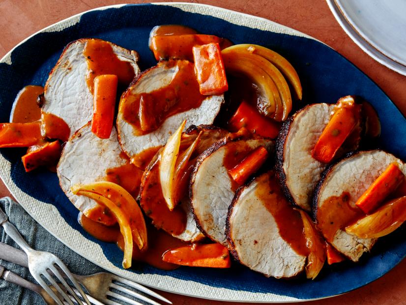 Sheet Pan Moroccan-Spiced Pork Tenderloin with Roasted Carrots and Onions