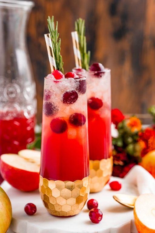 Spiced Cranberry-Apple Holiday Punch