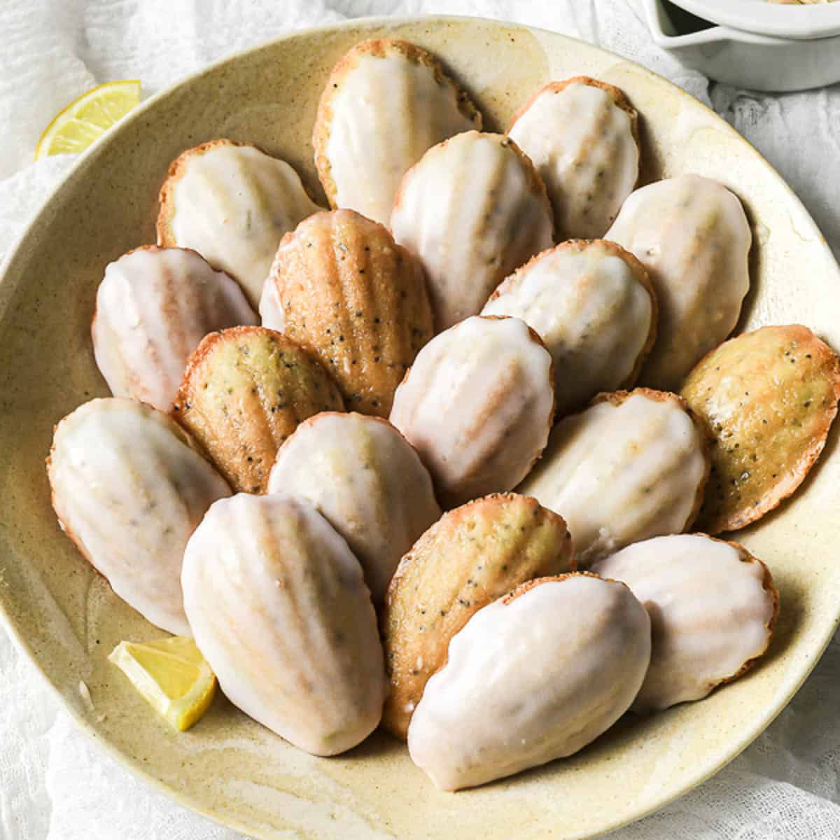 French-Style Lemon Poppy Seed Madeleines