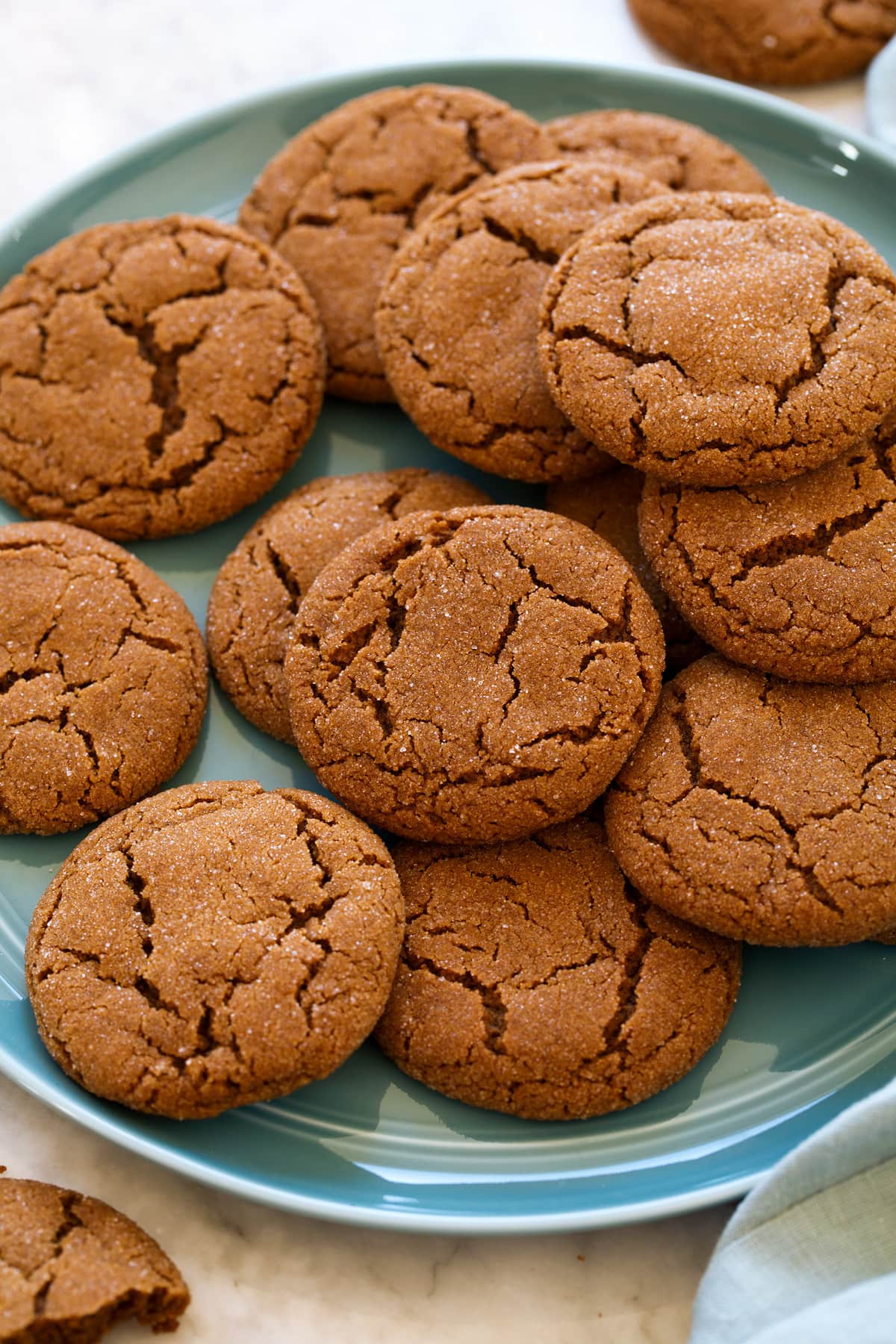 Brown Butter Ginger Molasses Cookies