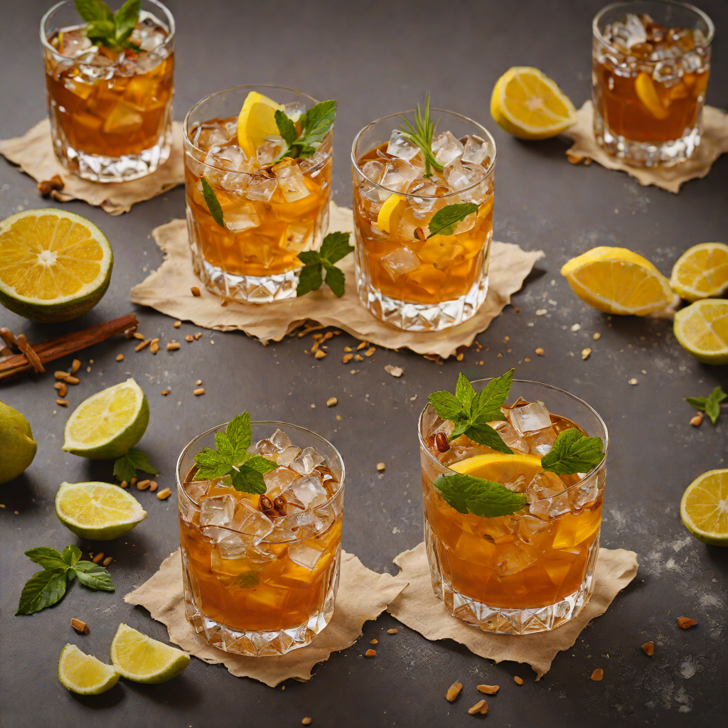 Caribbean Rum and Ginger Old Fashioned