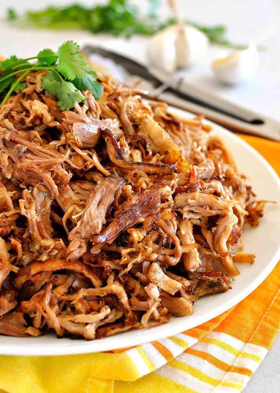 Slow-Cooked Pork Carnitas with Pickled Red Onion