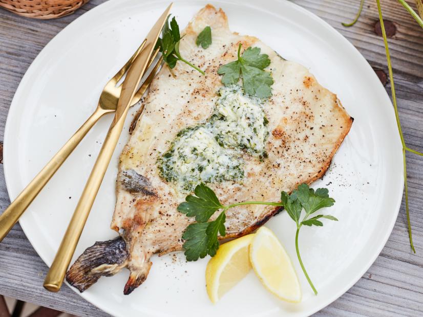 Forelle Müllerin Art with Lemon-Parsley Butter