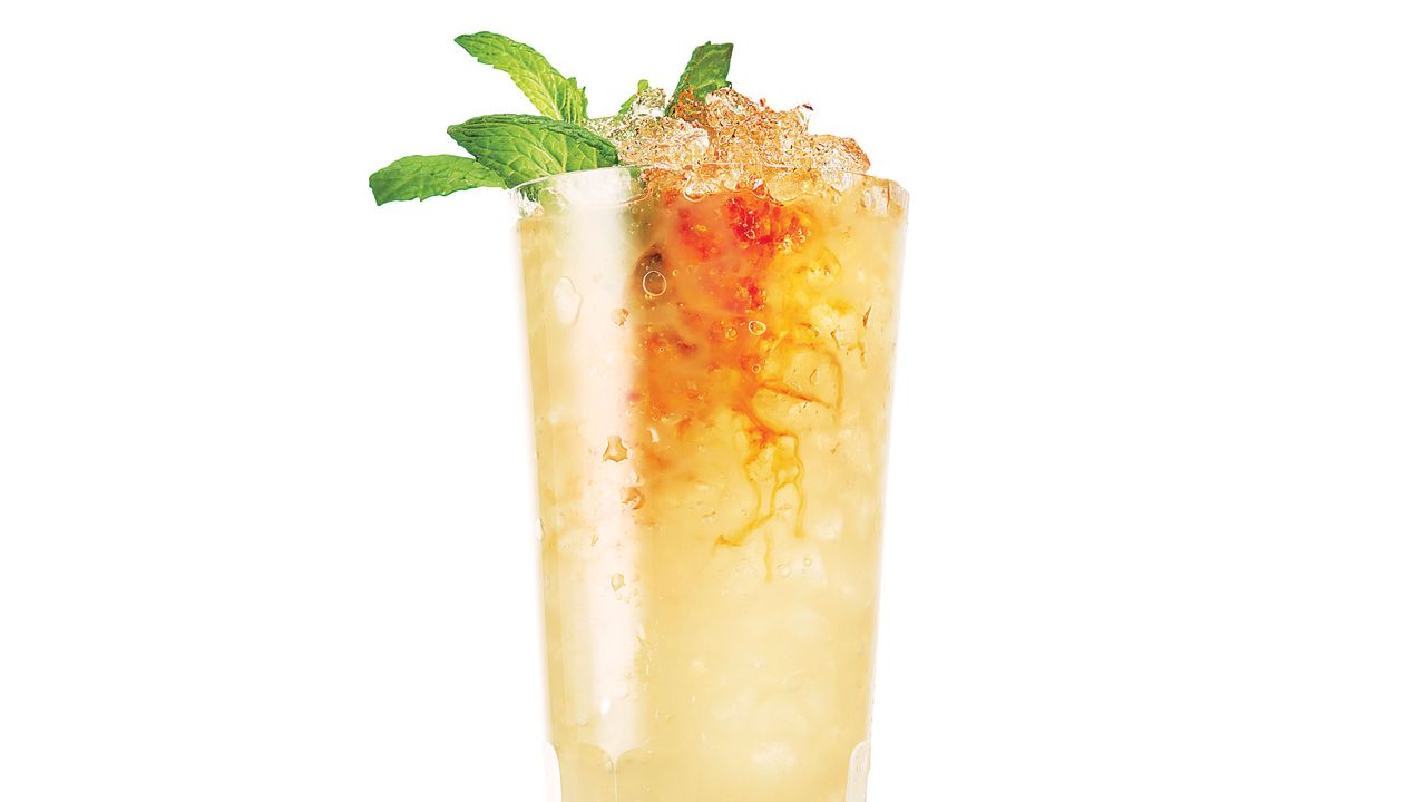 Tropical Rum Citrus Swizzle