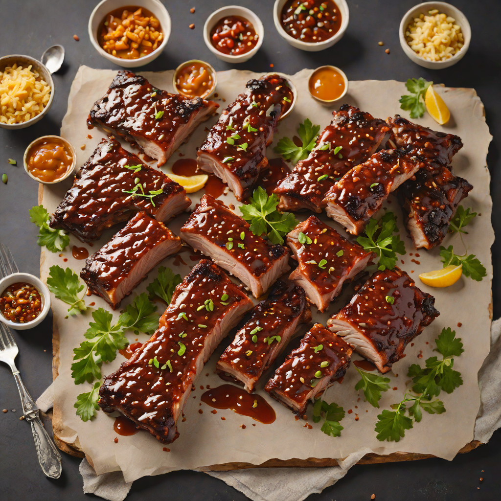 Smoked Bourbon-Glazed Pork Ribs