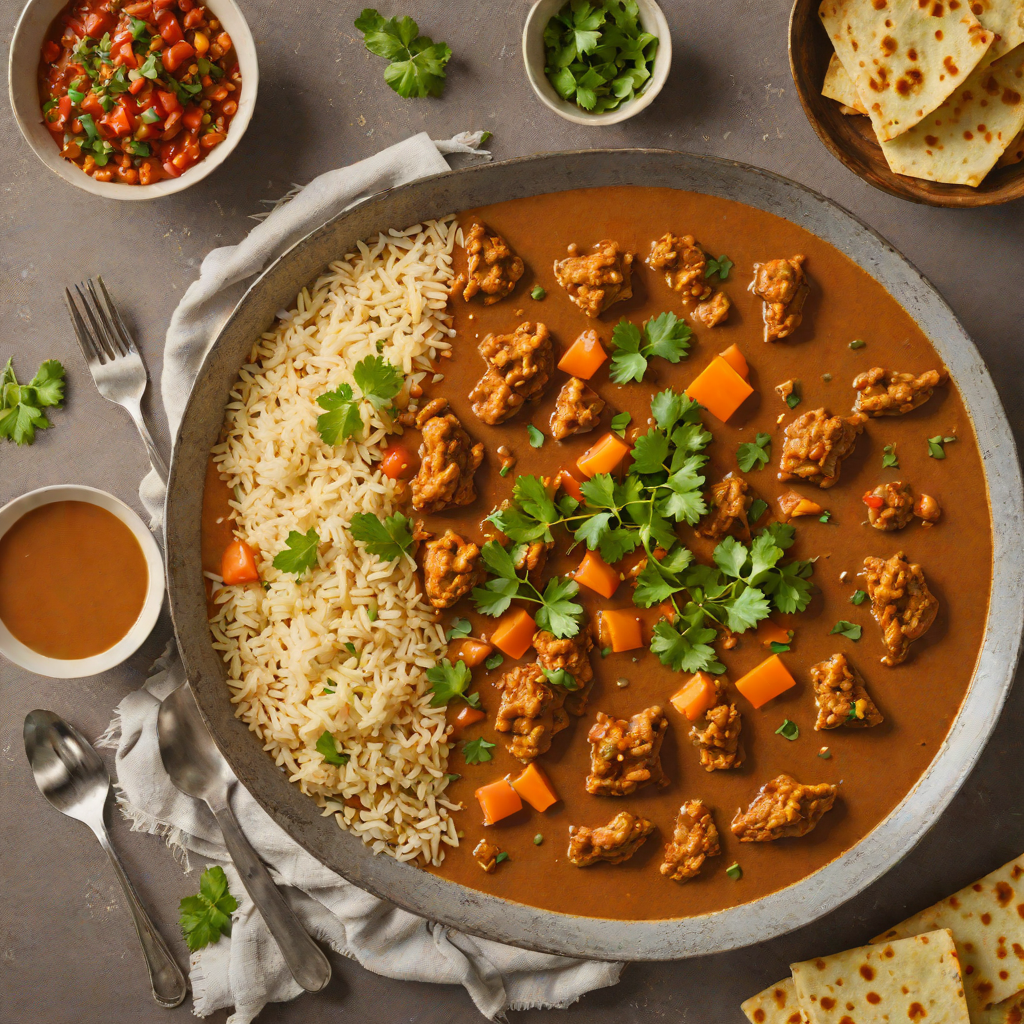 Quick Ethiopian-Inspired Chicken Curry with Tangy Injera Flatbread