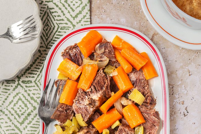 Sauerbraten-Inspired Braised Beef with Root Vegetables