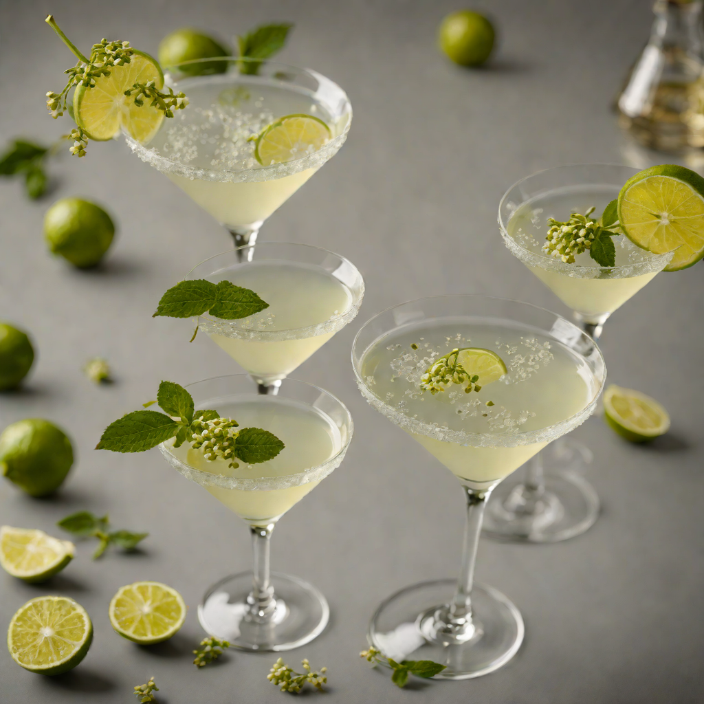 Velvety Gin and Elderflower Martini
