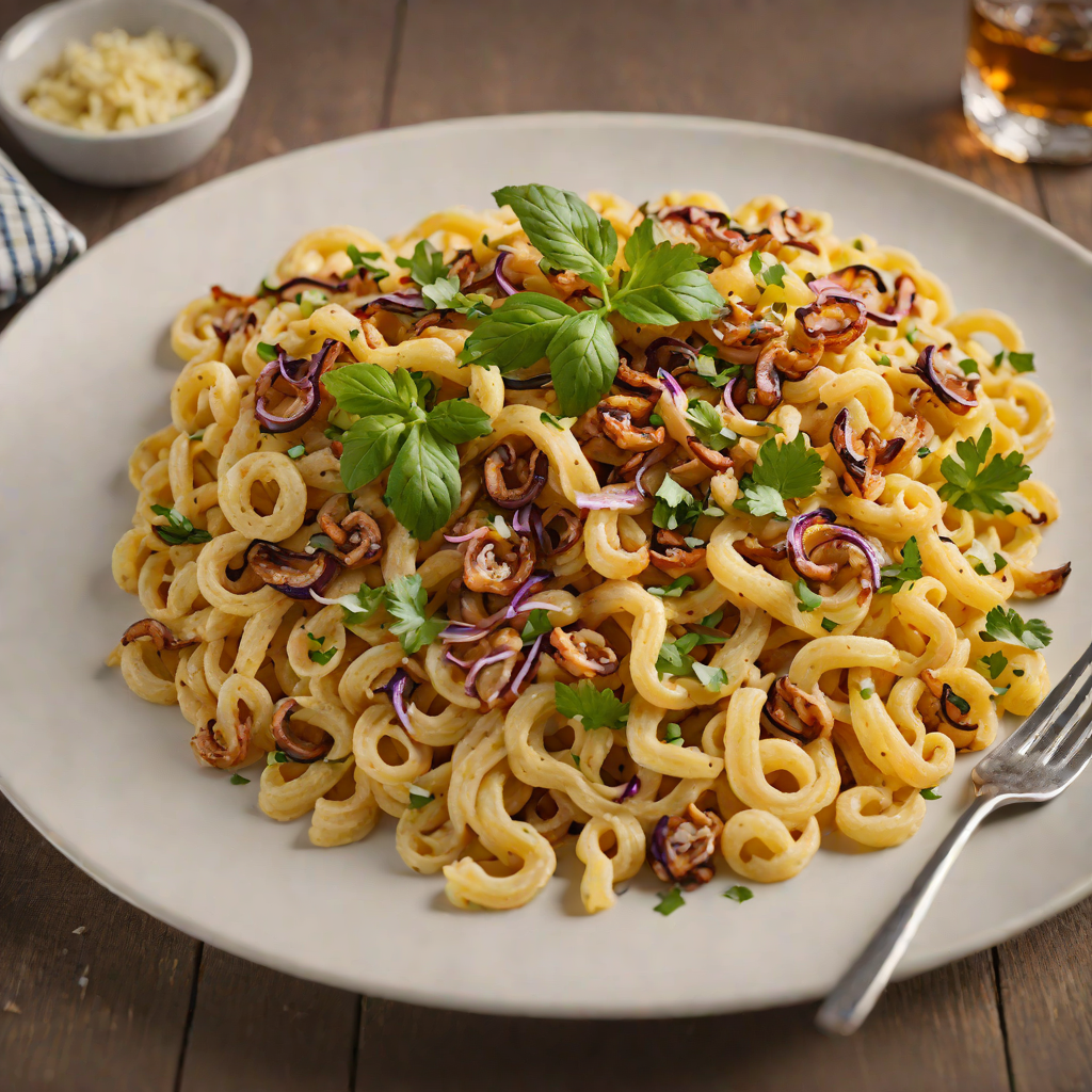 Baden-Württemberg Spätzle with Caramelized Onions