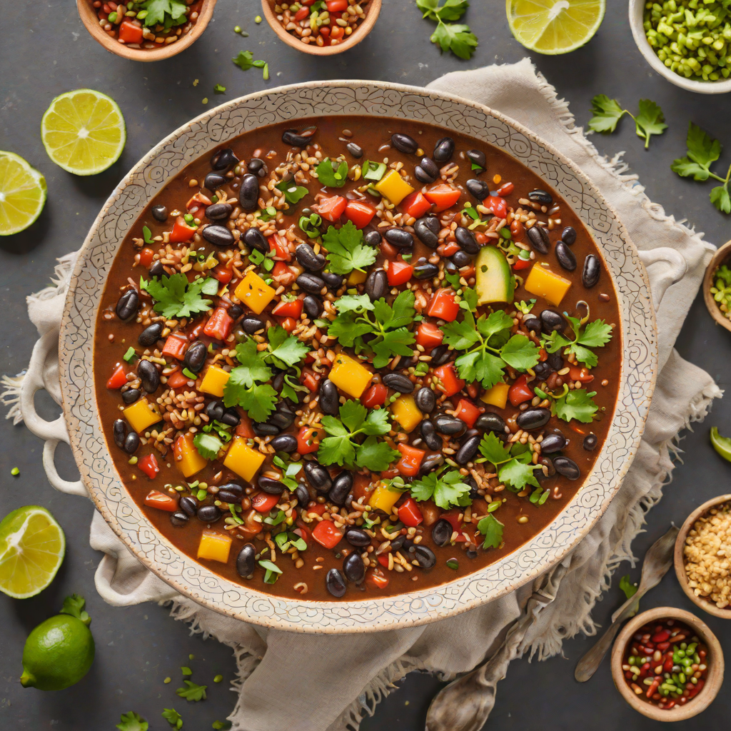 Instant Pot Latin American Black Bean and Quinoa Stew