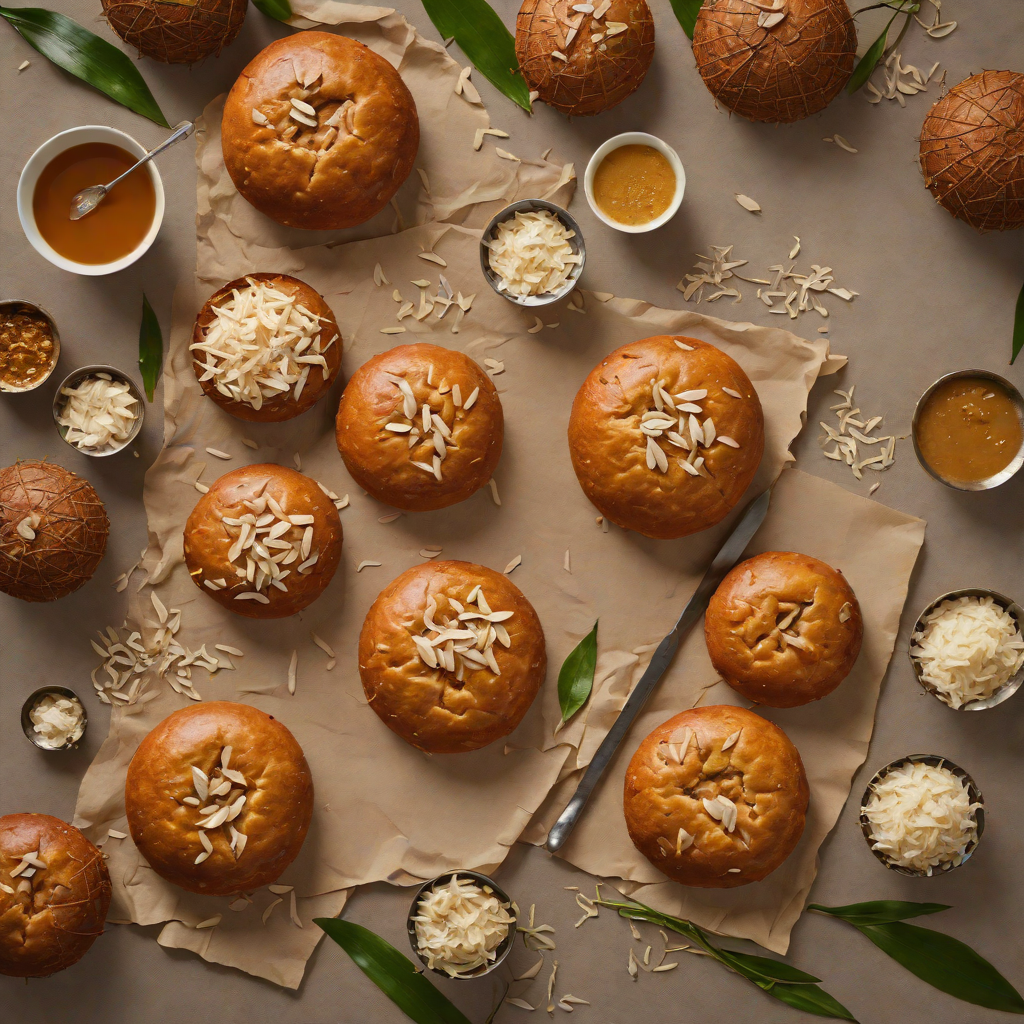 Goan Coconut and Jaggery Sweet Bread