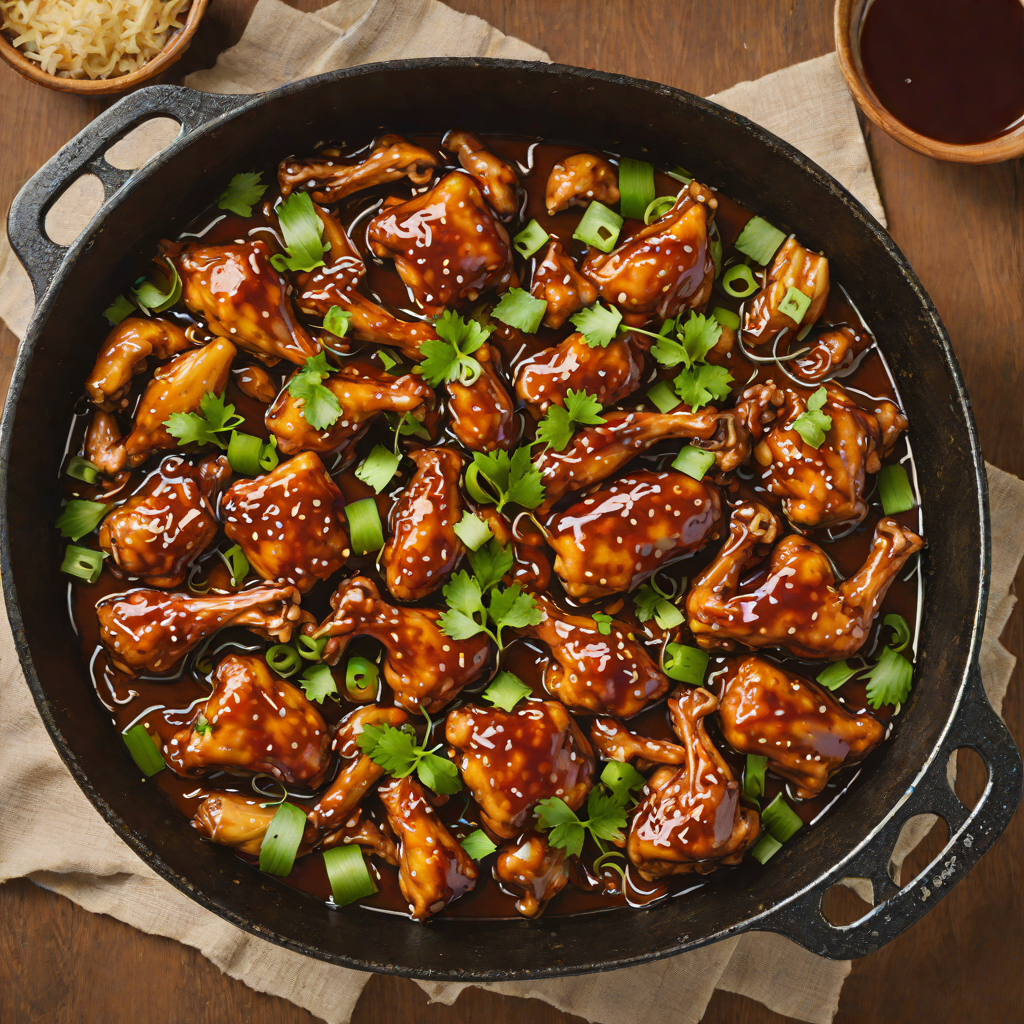 Caramelized Claypot Chicken with Ginger and Scallions