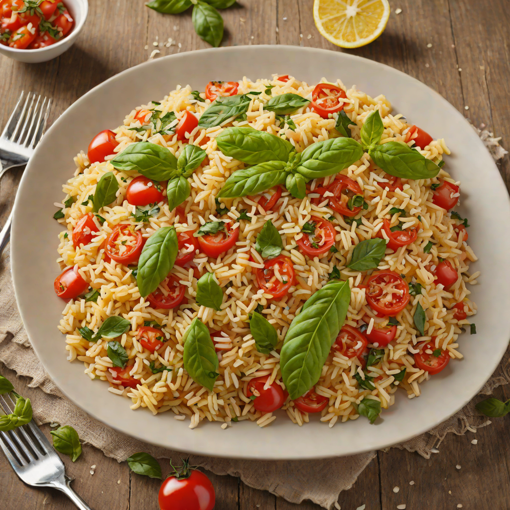 Tomato-Basil Risotto with Parmesan and Lemon Zest