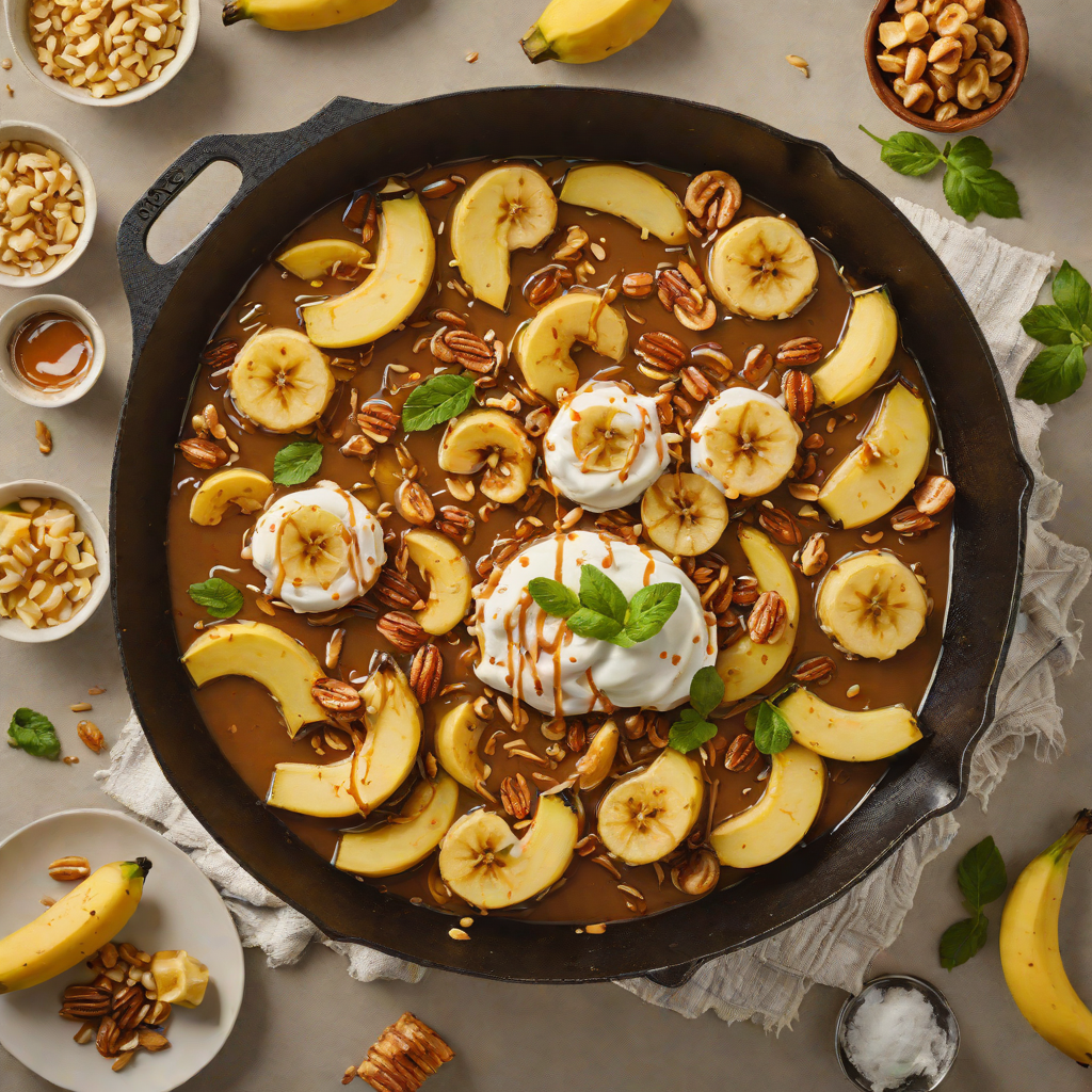 Honey-Glazed Banana Foster Skillet